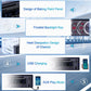 Single Din Car Radio CD Player, Car DVD Player with Bluetooth Hands-Free Calling