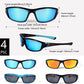 4 Pairs Unisex Polarized Sunglasses UV Protection Sports Driving Glasses Sports