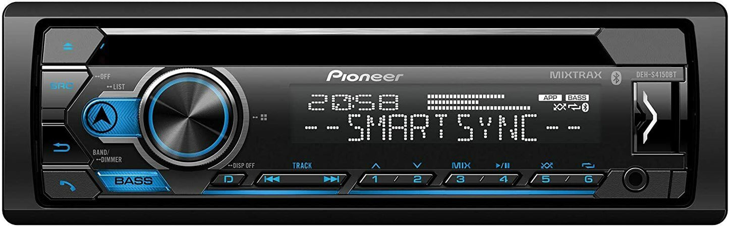 Pioneer DEH-S4250BT CD & Digital Media Receiver with Dual Bluetooth – NEW