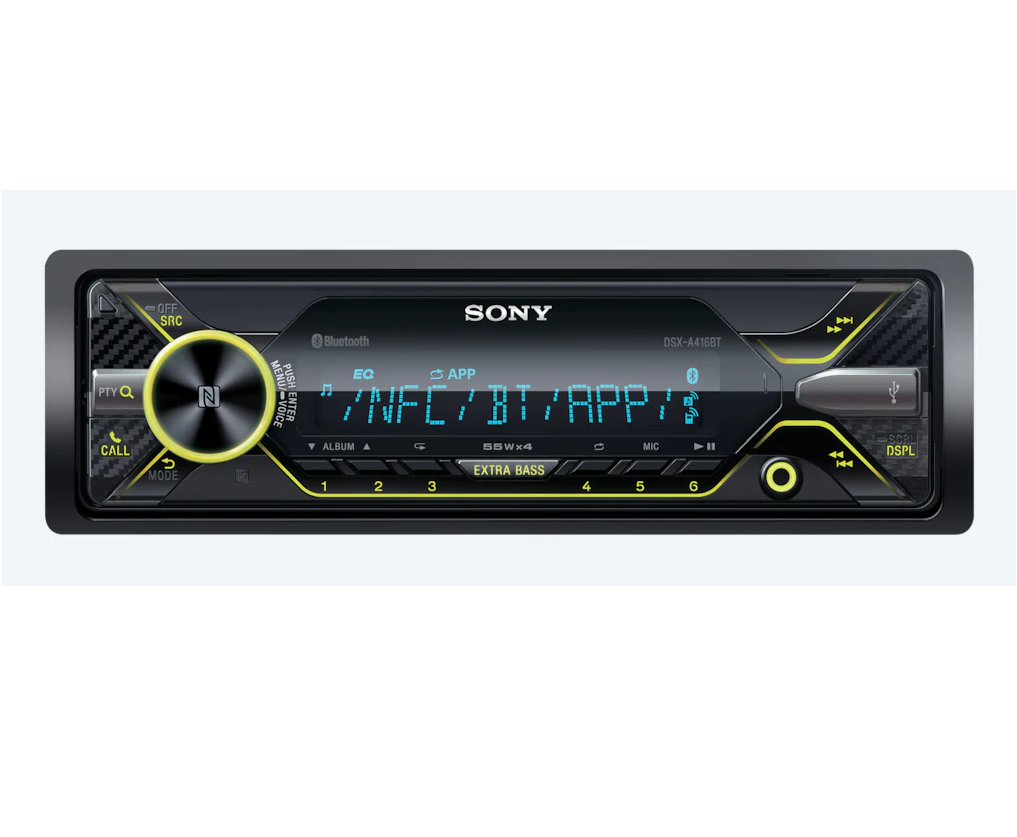 Sony DSXA410 BT Single-DIN USB AUX InDash Radio Digital Bluetooth Media Receiver