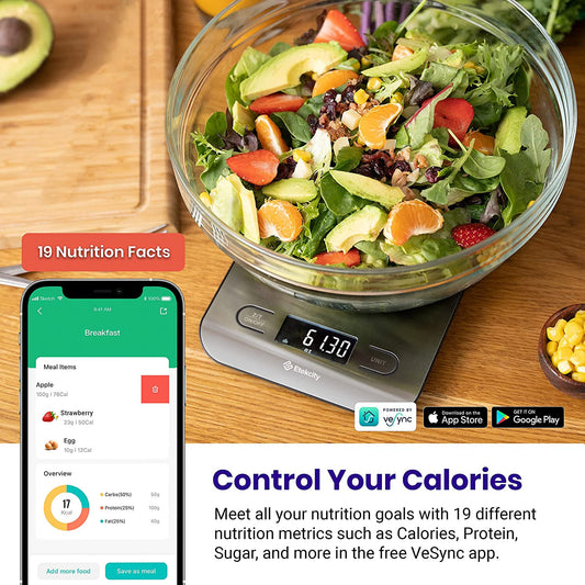 Digital Grams and Ounces for Weight Loss Keto Baking Etekcity Food Kitchen Scale