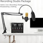 Condenser Microphone Bundle, ALPOWL BM-800 Mic Kit with Live Sound Card