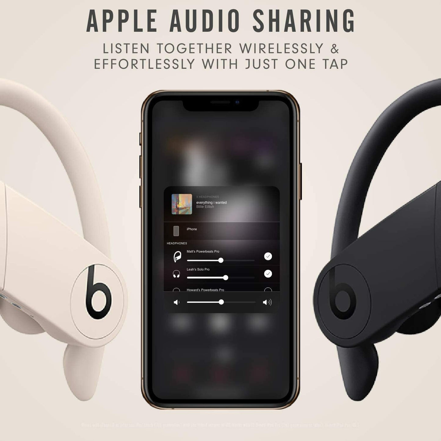 Powerbeats Pro Wireless Earbuds Apple H1 Chip Class 1 Bluetooth Headphones-IVORY