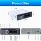 Single Din Car Radio CD Player, Car DVD Player with Bluetooth Hands-Free Calling