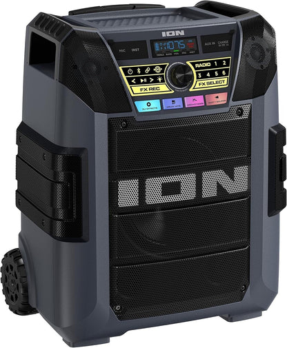 ION Block Rocker XL - Draagbare Bluetooth Buitelug Partytjie Karaoke Luidspreker 220 Watt