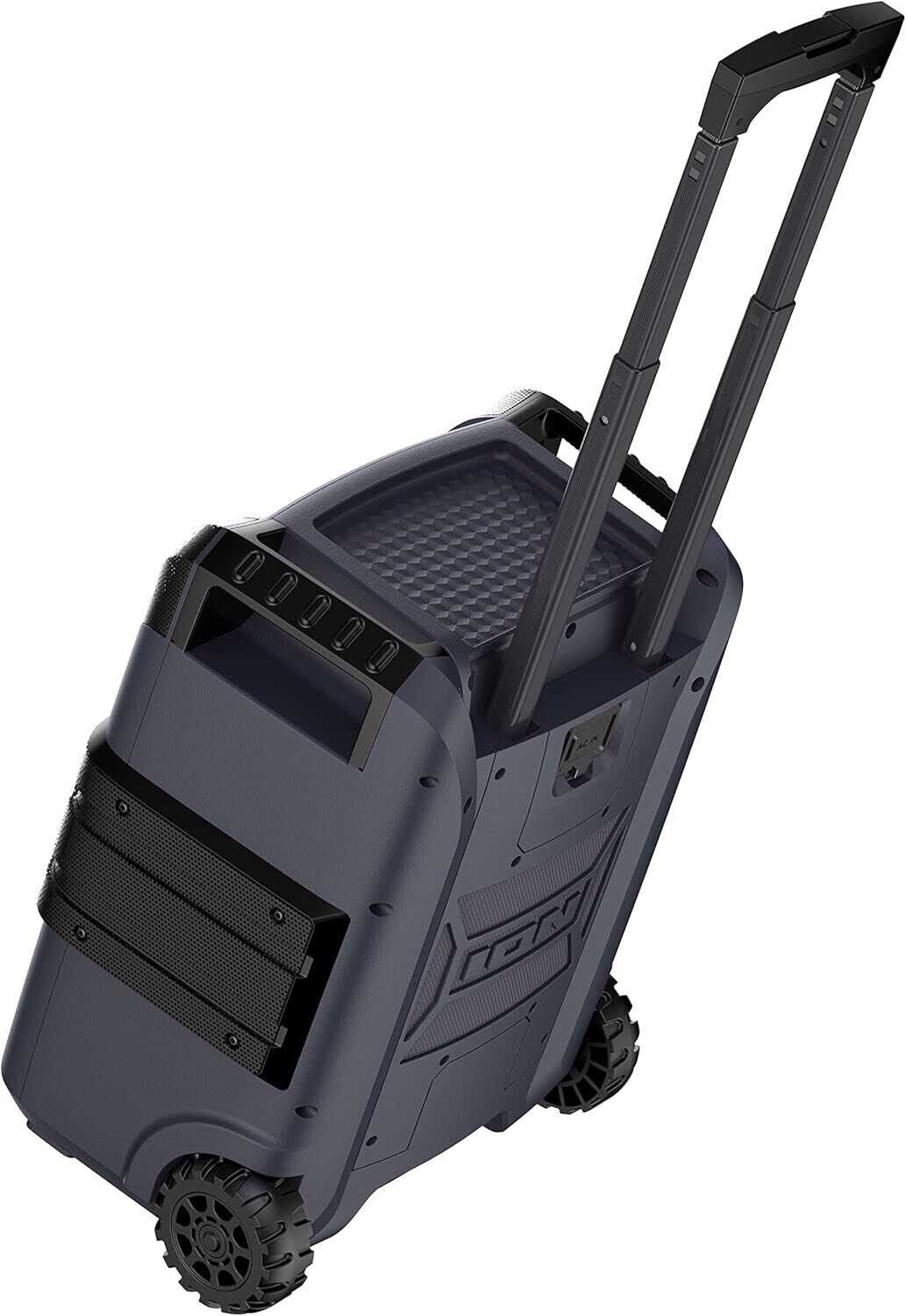 ION Block Rocker XL - Portable Bluetooth Outdoor Party Karaoke Speaker 220 Watts