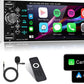 Car Radio Single Din with Apple Carplay Android Auto, 5.1 Inch IPS Touch Screen