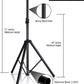 Universal Speaker Stand Mount Holder Heavy Duty Tripod w Adjustable 40”-71" NEW