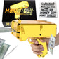 New Money Gun Shooter Make it Rain, Handheld Cash Gun for Game Movies Party