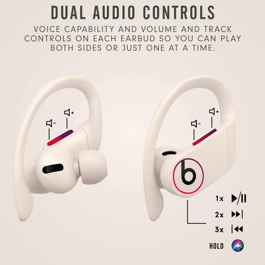 Powerbeats Pro Wireless Earbuds Apple H1 Chip Class 1 Bluetooth Headphones-IVORY