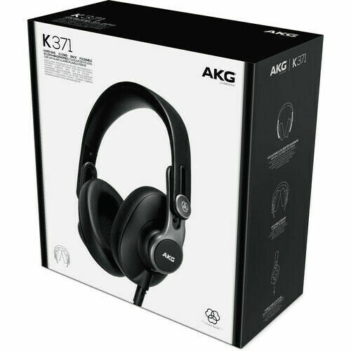 AKG K371 Over-Ear Oval Closed-Back Studio Professional LOUD Headphones I NEW