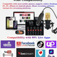 Condenser Microphone Bundle, ALPOWL BM-800 Mic Kit with Live Sound Card