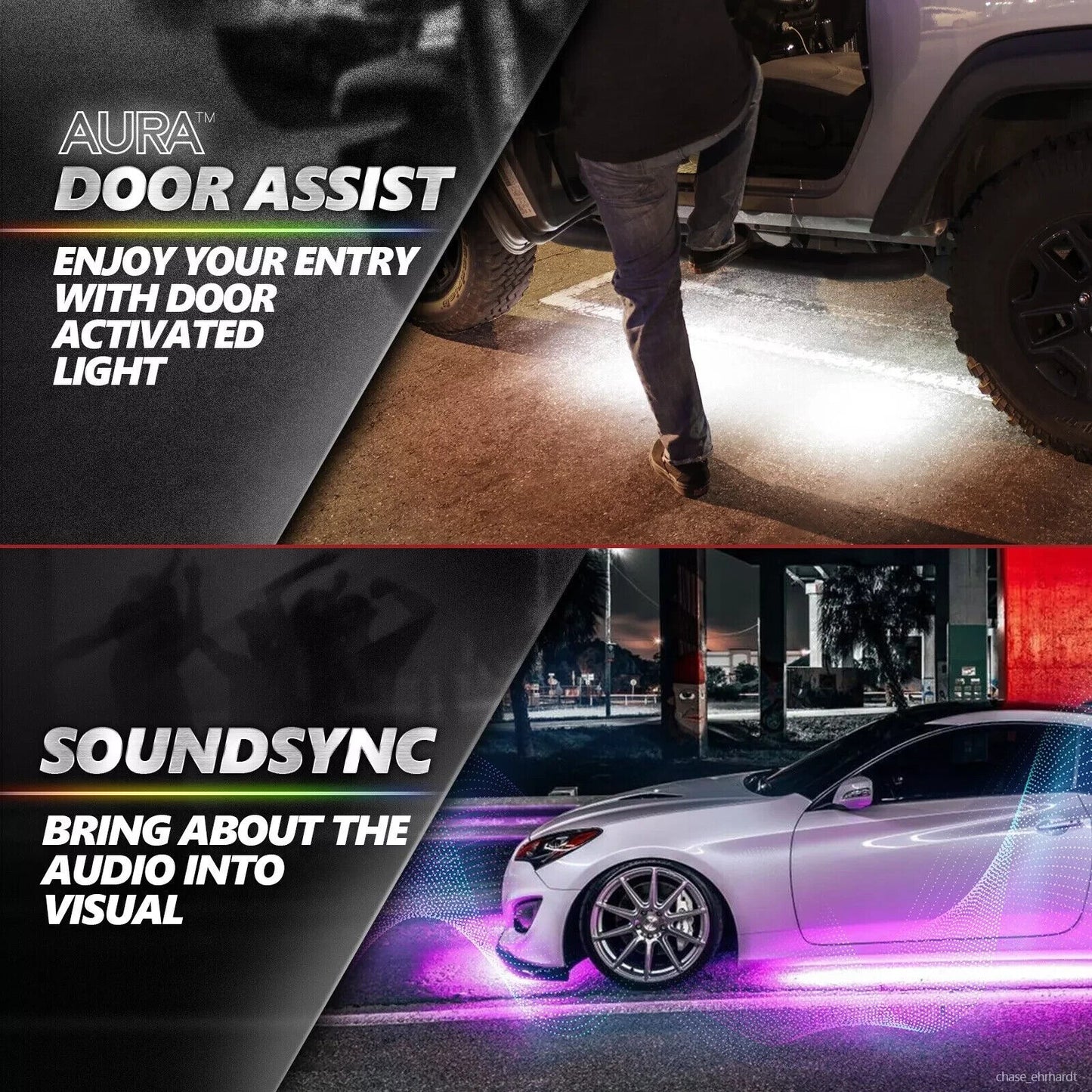 BRAND NEW LED Underglow Bluetooth Enabled Lighting Kit  OPT7 AURA PRO All-Color
