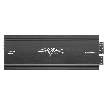 NUWE SKAR AUDIO RP-600.5 700W RMS 5-KANAAL KLAS AB/D VOLREEKS MOTORVERSTERKER
