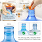 5 Gallon Water Jug Cap 55mm Water Bottle Caps Silicone Reusable Bottles Lids 6PK