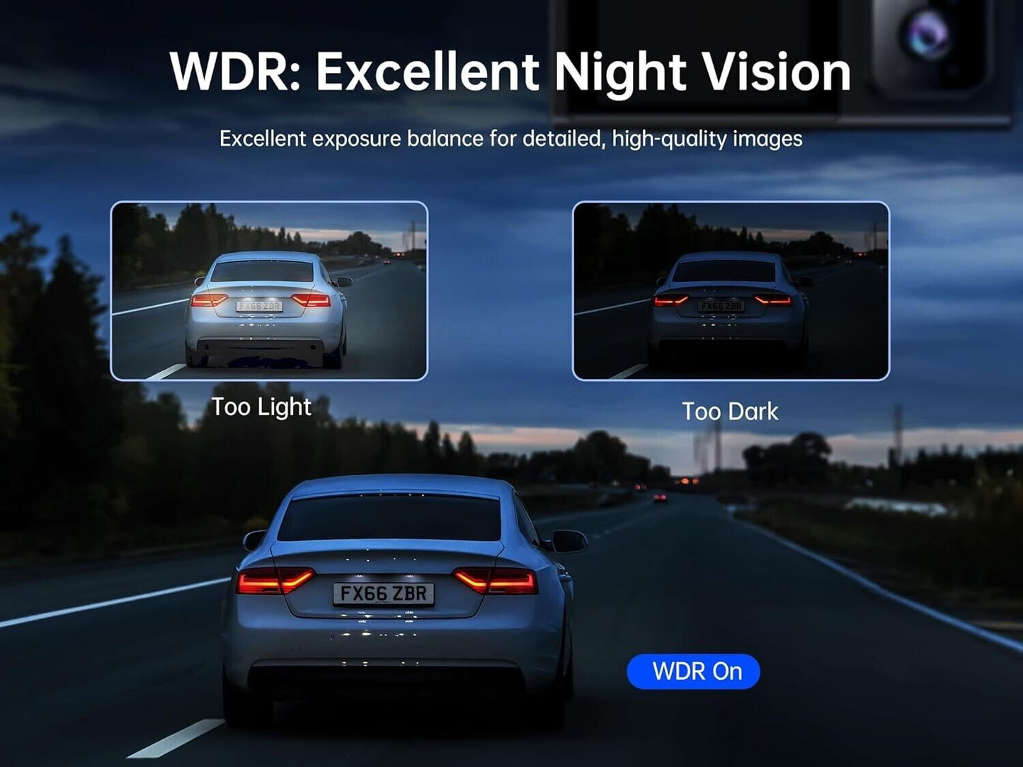 Pelsee Dash Cam and Rear View Camera | Complete Vehicle Surveillance Solution