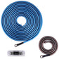 NEW SKAR AUDIO 4 GAUGE 1,200 WATT CCA AMPLIFIER WIRING KIT W RCA (SKAR4ANL-CCA)