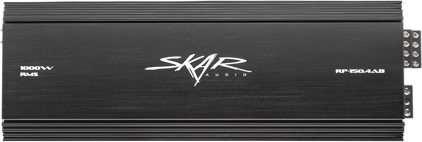 SKAR AUDIO RP-150.4ABM 4 CHANNEL 1,000 WATT RMS CLASS AB CAR AMPLIFIER - B NEW