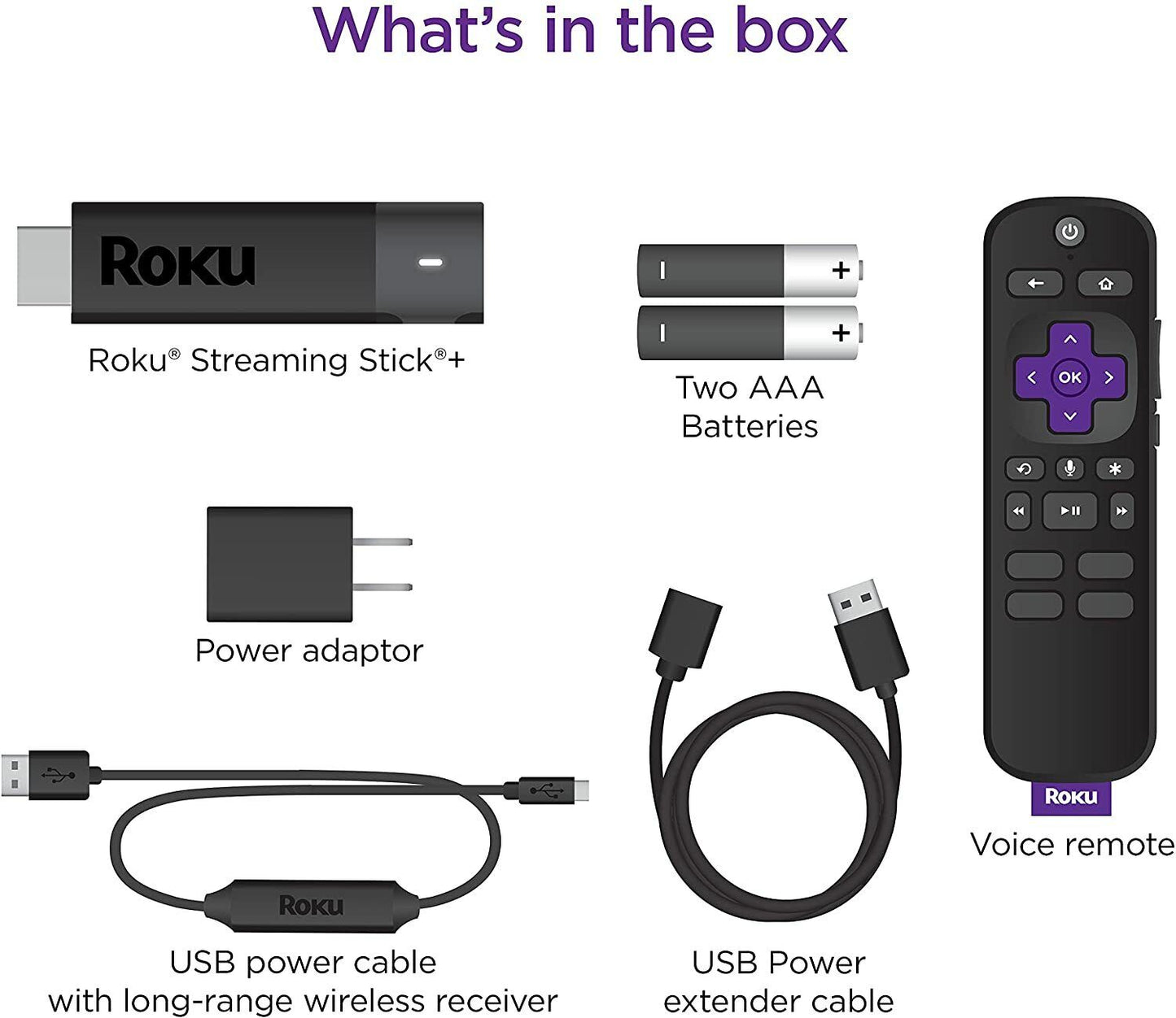 Roku Streaming Stick+ | HD/4K/HDR Streaming Device with Long-range Wireless NEW