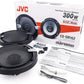 JVC CS-DR162 DRVN Series 6.5 Inch 2-Way 300 Wats Car Speakers Coaxial - Set of 2