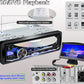 Single Din Car Stereo CDDVD Player Bluetooth FM/AM/RDS Radio USB SD AUX Receiver