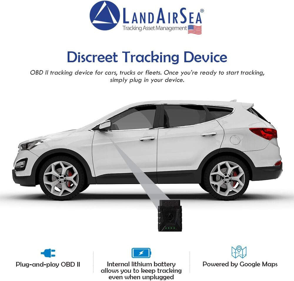 LandAirSea Sync GPS Tracker - 8.95 per month. Full Global Coverage. 4G LTE Real-