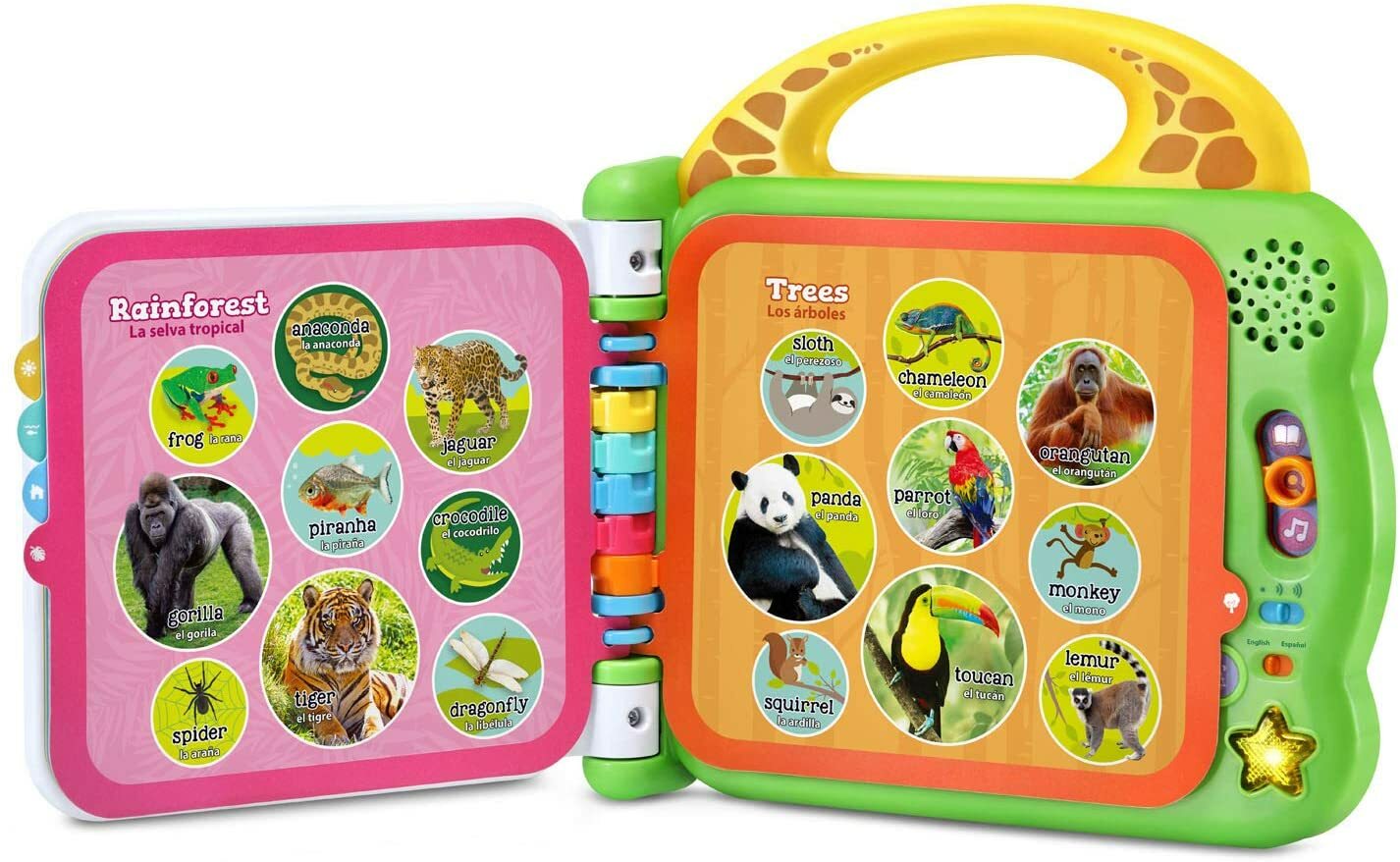 LeapFrog 100 Animals Book, Green Bilingual Book For Kids I BRAND NEW
