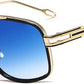Sunglasses Men Women Unisex  Goggle Alloy Big Frame Metal Punk Style Shield