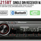 Pioneer MVH-S21BT Stereo Single DIN Bluetooth In-Dash USB MP3 Auxiliary AM/FM
