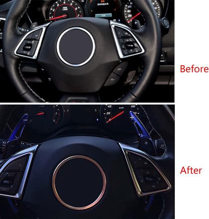 14-20 C7 Corvette Camaro Rooi Stuurwielwisselaarverlengings vir Chevy
