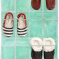 24 Pockets - SimpleHouseware Crystal Clear Over The Door Hanging Shoe Organizer
