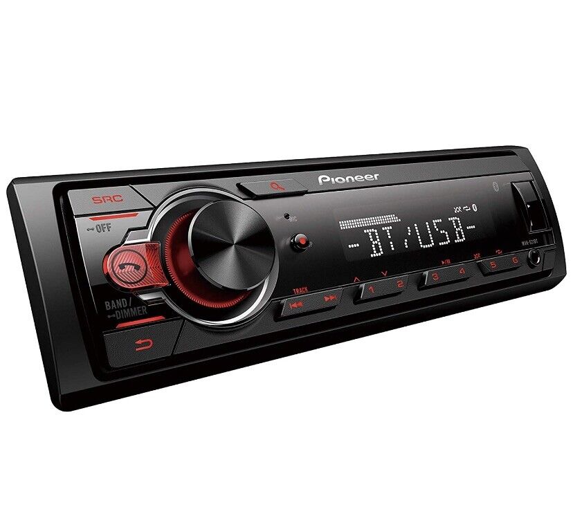 PIONEER MVH-S21BT 1DIN Bluetooth USB MP3 Auxiliary AM/FM ANDROID Compatible -NEW