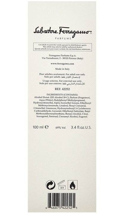 Nuwe Salvatore Ferragamo vir Vroue Eau De Parfum Spuit, 3.4-Ons