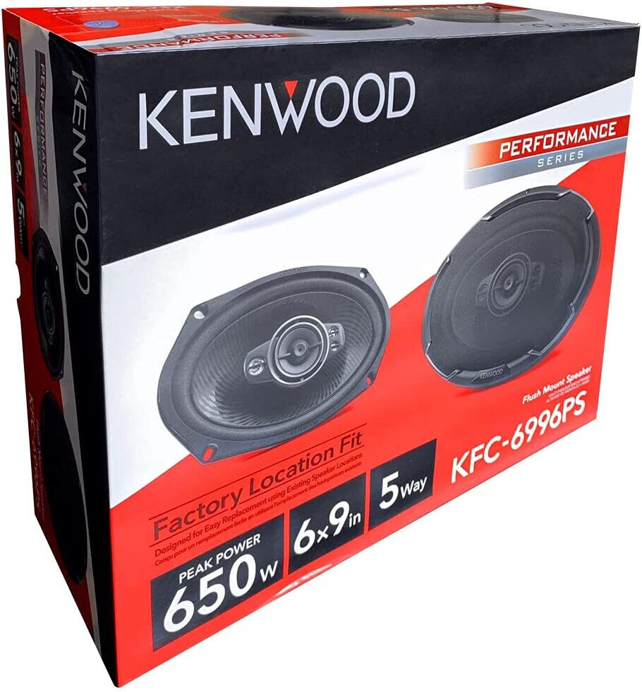 Kenwood KFC-PS6996EX Performance 6 x 9" 5-Way 700W Car Audio Speakers KFC-6996PS