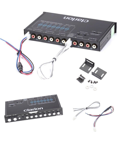 NUWE CLARION EQS755 7-BAND Motor Oudio Grafiese Equalizer 3.5mm RCA Aux Invoer