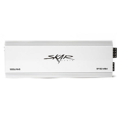 NUWE SKAR AUDIO RP-150.4ABM 4-KANAAL 1 000 WATT RMS KLAS AB MARINE VERSTERKER