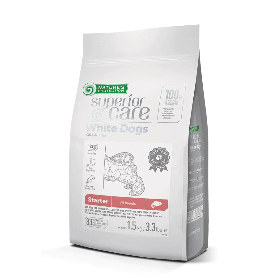 White Puppy All Breeds Grain Free Salmon dry dog food Premium Grainless Dry Feed