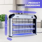 LiBa Electric Bug Zapper, Indoor Insect Killer - (2) Extra Replacement Bulbs