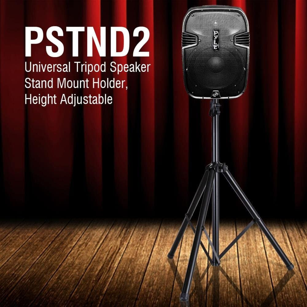 Universal Speaker Stand Mount Holder Heavy Duty Tripod w Adjustable 40”-71" NEW