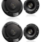 Kenwood KFC-S1666 300w 6.5" 2-Way Car Audio Door Coaxial Speakers 2 PAIRS