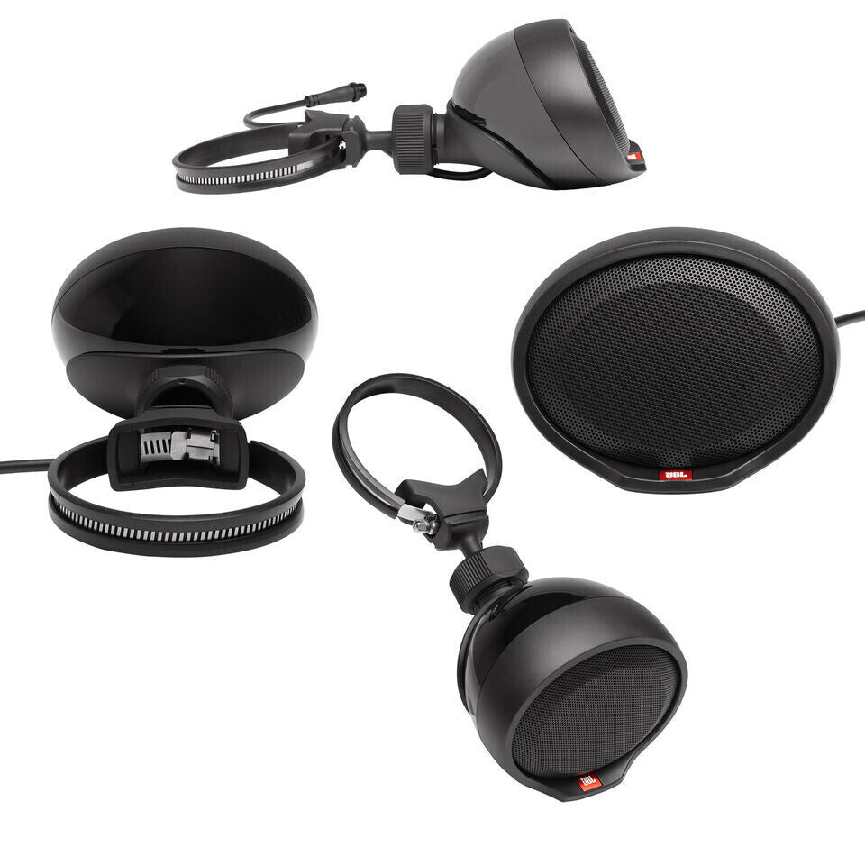 BRAND NEW CRUISE X Weather-Resistant 4-Channel UTV Car Audio LOUD Speaker System