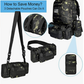 Tactical Military Army Rucksack 60L Assault Detachable Molle Backpack BLK03PATCH