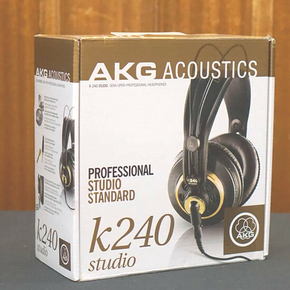 AKG K240STUDIO Semi-Oop Oor-Oor Professionele Studio-Oorfone I NUUT