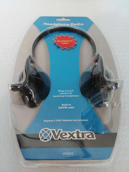 Draagbare Walkman Radio Vextra VX3610 Ingeboude AM/FM Radio Koptelefoon Kopstel