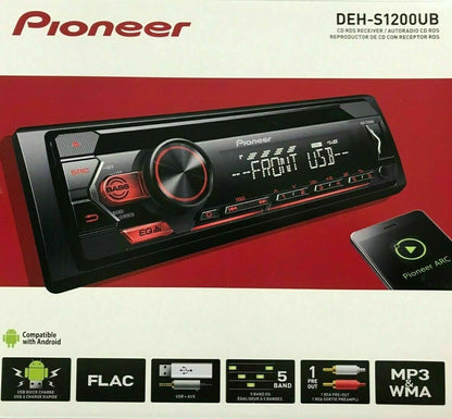 Pioneer DEH-S1200UB Enkel 1-DIN CD MP3-speler Android MIXTRAX USB AUX STEREO