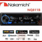Nakamichi NQ811B Bluetooth CD USB AUX APPs Control AM/FM Car Stereo Receiver
