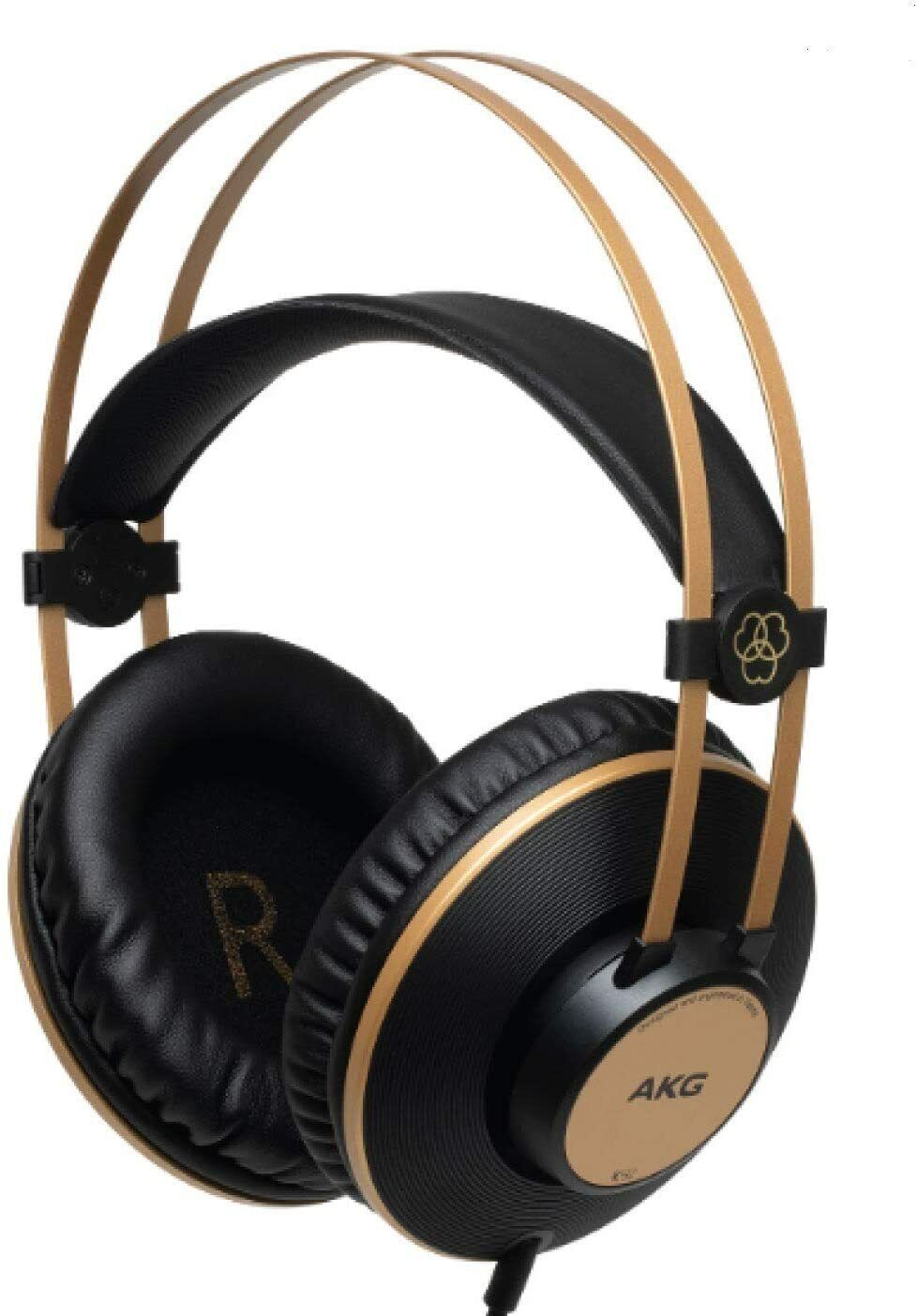 AKG Pro Audio K92 Over-Ear, Closed-Back, Studio Headphones, Matte Black and Gold