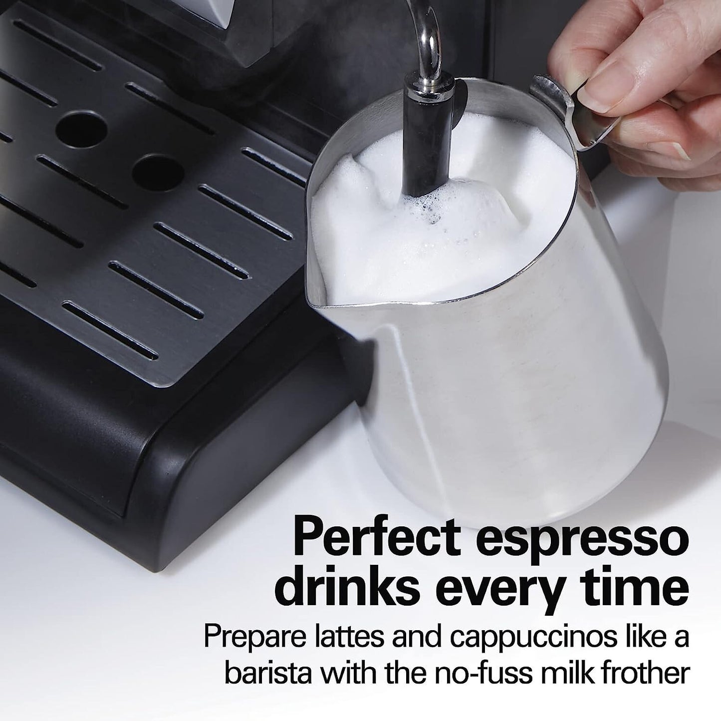 Hamilton Beach 15 Bar Espresso Cappuccino Mocha & Latte Maker Machine W/ FROTHE