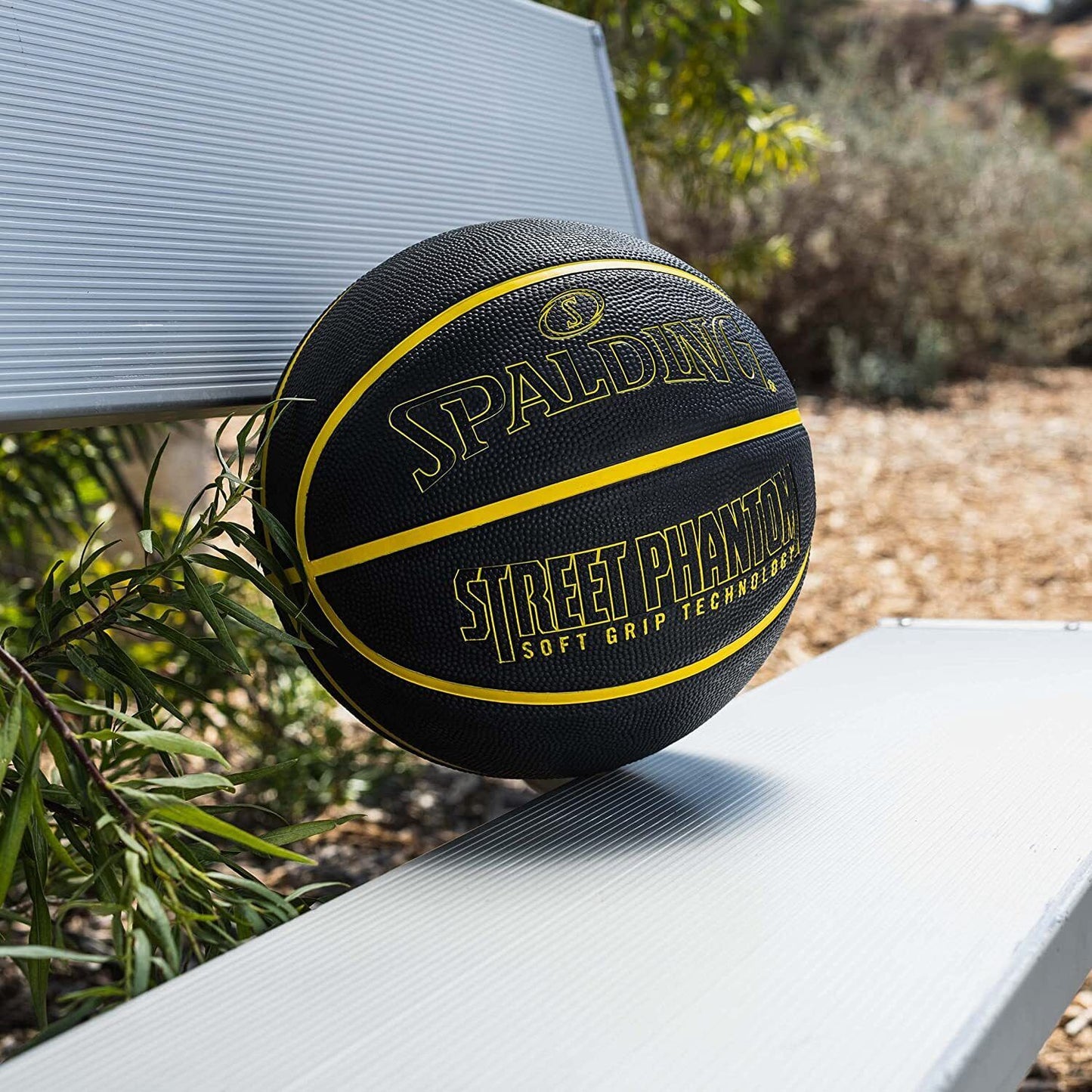 SPALDING Street NEON YELLOW PHANTOM Indoor Outdoor Basketball Size 29.5" I NEW