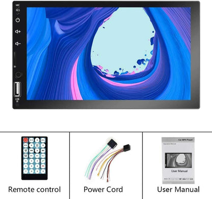 Dubbel-DIN Kar Stereo 7" 1080P HD Raakskerm DPlay Universele Multimedia Speler